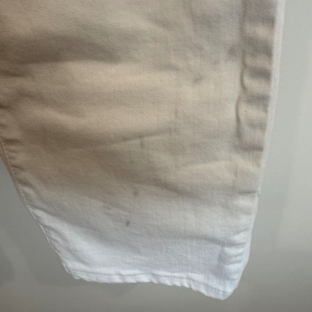 NYDJ Sheri Slim Jeans White Size 8 Lift Tuck Technology Cropped - Picture 6 of 9